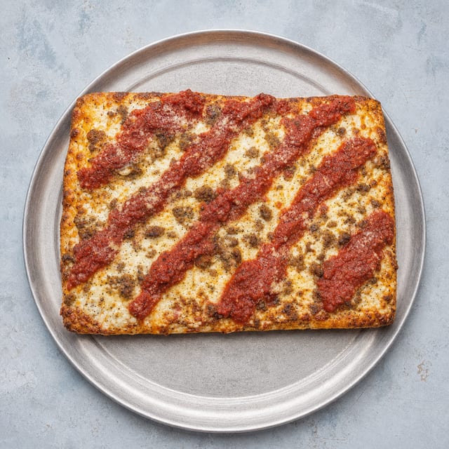 Sicilian Style Crust Pizza.