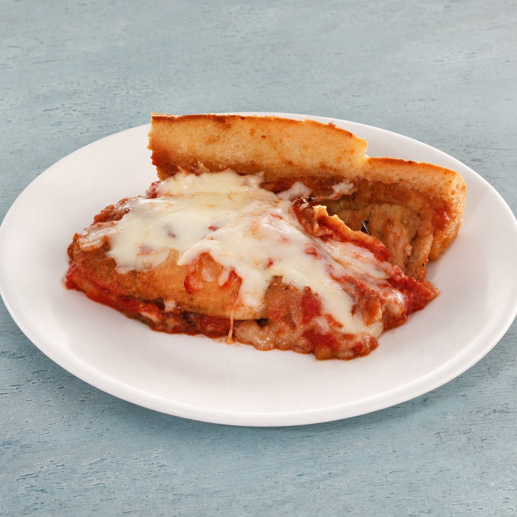 Large Tray Eggplant Parm.