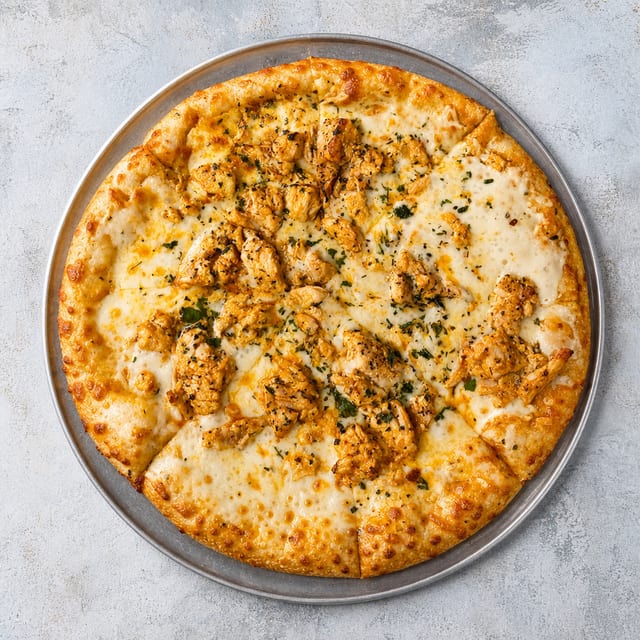 Small Chicken Wing Pizza.
