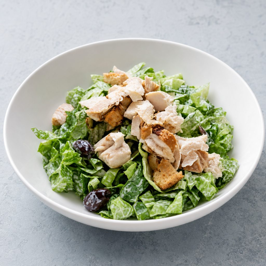 Large Chicken Caesar Salad.