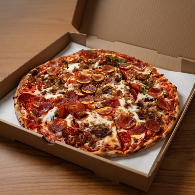 Large 1 Topping / Small 1 Topping.