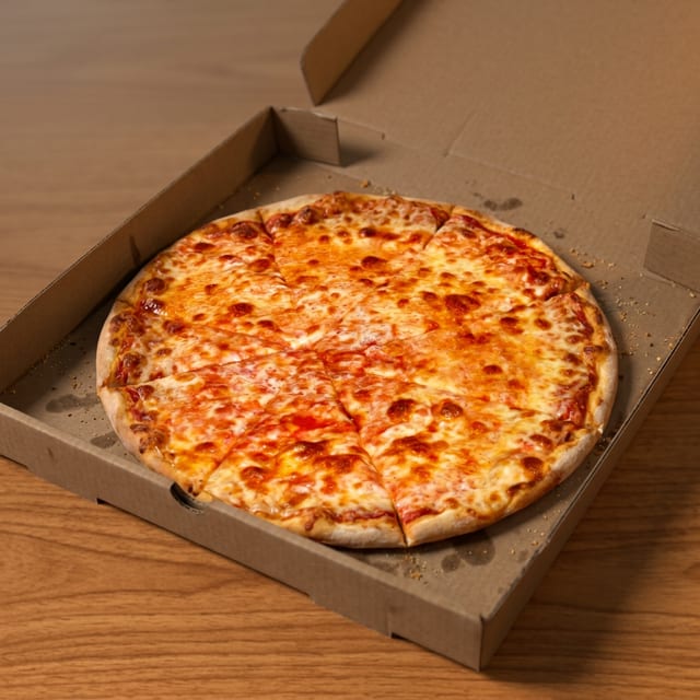 12" Gluten Free Cheese Pizza.