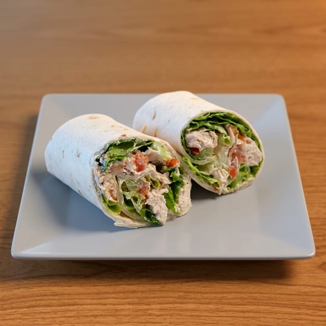 Chicken Caesar Wrap.