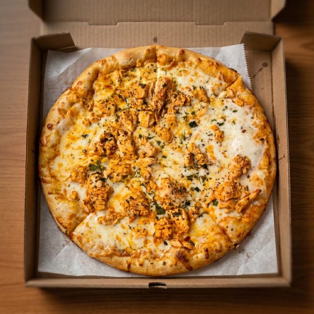 Small Chicken Wing Pizza.